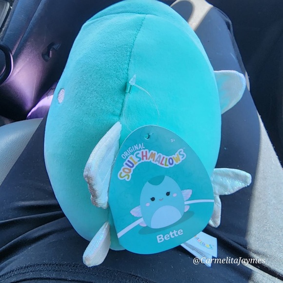 BETTE 🐠 Flying Fish Original Squishmallow By Kellytoy NWT - Picture 3 of 8